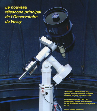 Le nouveau télescope de la coupole